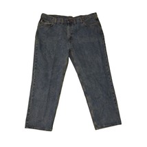 Mens 46x30 Jeans Carhartt Irregular Relaxed Fit Blue Medium Wash Big &amp; Tall - £30.37 GBP