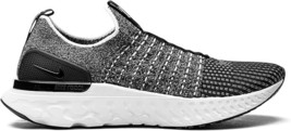 Size 9.5 - Nike React Phantom Run Flyknit 2 Black White - $2,209.99 MXN