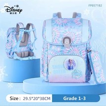 Disney Frozen School Bags For Girls Elsa Anna Primary Student Shoulder Orthopedi - £168.73 GBP