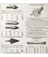 1922 Reamers Shanks Hardware Advertisement NT Bushnell Tool Catalogue DWF20 - $34.26 CAD