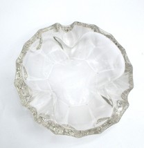 Clover-Shaped Clear Heavy  Glass Shamrock Ashtray Trinket Candy Dish 5&quot; ... - $31.68