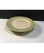 Emerils Market Fennel Celery Wedgwood Salad Plates Lot of 4  - £25.11 GBP