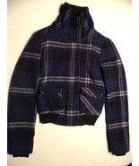 Forever 21 Twenty One Plaid Purple Wool Blend Juniors Womens Jacket Size... - $20.31 CAD