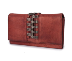 Vintage Genuine Leather Clutch Purse Handmade Wallet - £77.14 GBP