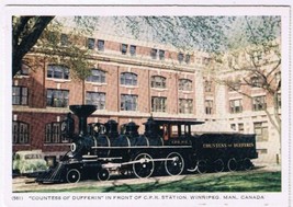 Postcard Folkard Train Countess Of Dufferin CPR Station Winnipeg MN - £1.71 GBP