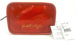 Kendall &amp; Kylie Shiny Faux Patent Leather Red Crossbody Makeup Purse Pouch Case - £3.83 GBP