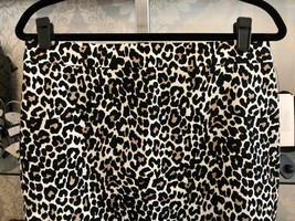J. CREW Animal Print A-Line Skirt Style#B8212 Sz 8P NWT - £62.98 GBP