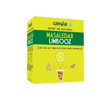 Girnar Masaledar Limbooz, Instant LIme Juice Premix, (10 Single Serve Sachets) - £12.26 GBP