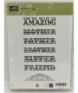 STAMPIN UP PAINTED PETALS (13) STAMP SET Flowers Family Amazing 137146 - £7.09 GBP