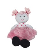 Baby Starters Pink White Ballerina Girl Lovey Plush Stuffed Animal 12.5&quot; - $21.73 CAD