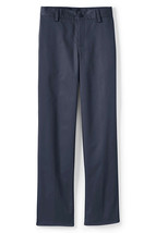 Lands End Uniform, Boys Size 20, 26&quot; Inseam Cotton Chino Pants, Classic Navy - £14.37 GBP