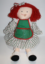 Eden Madeline Christmas Doll Sweets N Treats 18&quot; Hearts Dress Apron 1995 FLAWS - $13.55