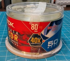 VTG Pack of TDK 50-pk CD-R 40X 80MIN 700MB - $17.30