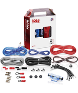 BOSS Audio Systems KIT2 8 Gauge Complete Car Amplifier Installation Wiri... - £25.78 GBP