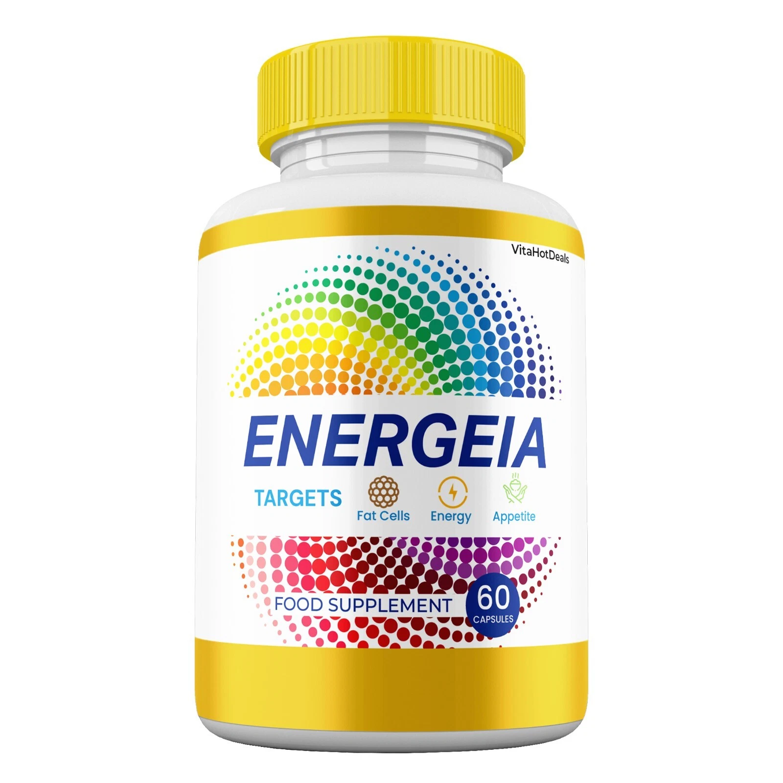 Energeia Max Strength Capsules | Natural Daily Energy Support (1-Pack) - $41.90
