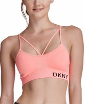 DKNY Sport Strappy Low-Impact Sports Bra , Color: Lava , MSRP 39 $ - £15.73 GBP