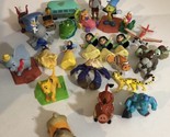 Disney  Little Mermaid Dumbo Mulan Lion King Lot Of 25 Toys  T7 - £14.97 GBP