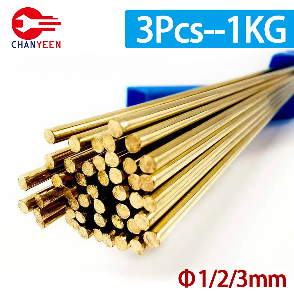 3/6/9pcs 1KG 1/2/m 50cm Copper Electrode Welding Wire ss Welding Rod Pho... - $127.06