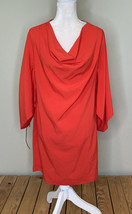 ark &amp; co NWT $49 women’s open shoulder knee length dress Size S Red E6 - £9.53 GBP