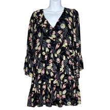 Cinq à Sept Lucie Ruffle Tulip Print Mini Dress Size 4 New with tags - £56.17 GBP