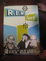 R.E.M Poster REM Tour June 1999 Berlin - $6,916.90 MXN
