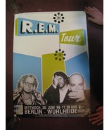 R.E.M Poster REM Tour June 1999 Berlin - $498.52 CAD