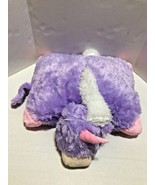 Pillow Animal Lavendar Unicorn Pets 18&quot; Bed Stuffed Plush - $27.71