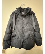 SAINT &amp; SINNER Women&#39;s Small Black Quilted Puffer Full Zip Jacket - $54.26 CAD