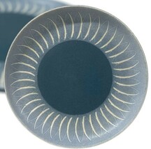 Vintage Denby England: Echo Blue 10” Stoneware Dinner Plate -discontinue... - $33.15