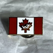 Canada Maple Leaf Canadian Flag Patriotic Country Enamel Lapel Hat Pin Pinback - £4.75 GBP