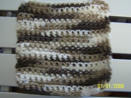 Handcrafted Crocheted 100% Cotton Dishcloths - £3.93 GBP
