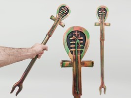 Rare sceptre. Wass scepter. Ankh&#39;s sceptre. The scepter of kings . The power wan - £196.99 GBP