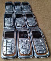 Lot of 9 Nokia 3120 GSM Triband Cell Phones AS IS Parts or Repair - £35.97 GBP