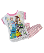 Girls Disney Store Toy Story Bo Peep Woody Buzz Lightyear Pajama Set  sz 5 - $24.31 CAD
