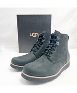 UGG Men&#39;s Ritter Black Waterproof Leather Lace Up Boots 1099538 Size 13 ... - £144.84 GBP