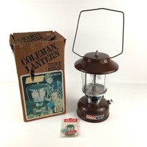 Coleman UNFIRED Double Mantle Lantern Model 275A 710 Dark Brown Box Vintage 1980 - £233.67 GBP