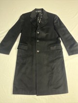 Barney’s New York Black Suede Trenchcoat Length 43’width 23’ Excellent C... - $93.14