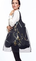 IPNG: Love Me Black Bejeweled Illusion XL Tote Bag With Tulle Compartment (Ships - £62.50 GBP