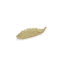 10&quot; Gold Leaf Metal Handmade Tray - $50.49