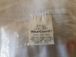 MEN'S WEARGUARD 100% COTTON WHITE BUTTON-UP ONE PIECE REGULAR TRIPLE XL ... - $26.09