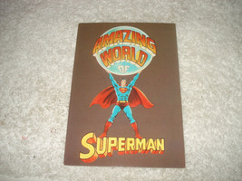 5 VINTAGE 1972 AMAZING WORLD OF SUPERMAN KRYPTON POSTCARD UNUSED NOS - £12.62 GBP
