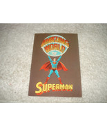 5 VINTAGE 1972 AMAZING WORLD OF SUPERMAN KRYPTON POSTCARD UNUSED NOS - £12.45 GBP