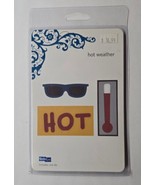 Hot Weather Thermometer &amp; Sunglasses Quickutz Thin Metal Die REV-0054 - £7.90 GBP