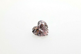 Argyle Diamond 0.15ct Natural Loose Fancy Purple Pink 7PP Color Diamond Heart - £6,874.96 GBP