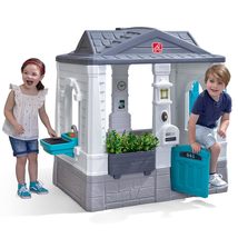 Step2 Neat &amp; Tidy Cottage Kids Playhouse, Indoor/Outdoor Playset, Interactive Pl - $323.55