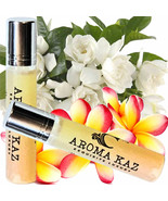 Frangipani Gardenia Jasmine Perfume Fragrance Oil Roll On Vegan &amp; Cruelt... - €10,45 EUR+