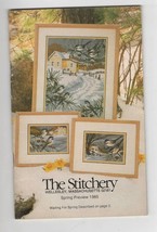 The Stitchery Spring Preview 1985 Vintage Craft Supply Catalog - £7.39 GBP