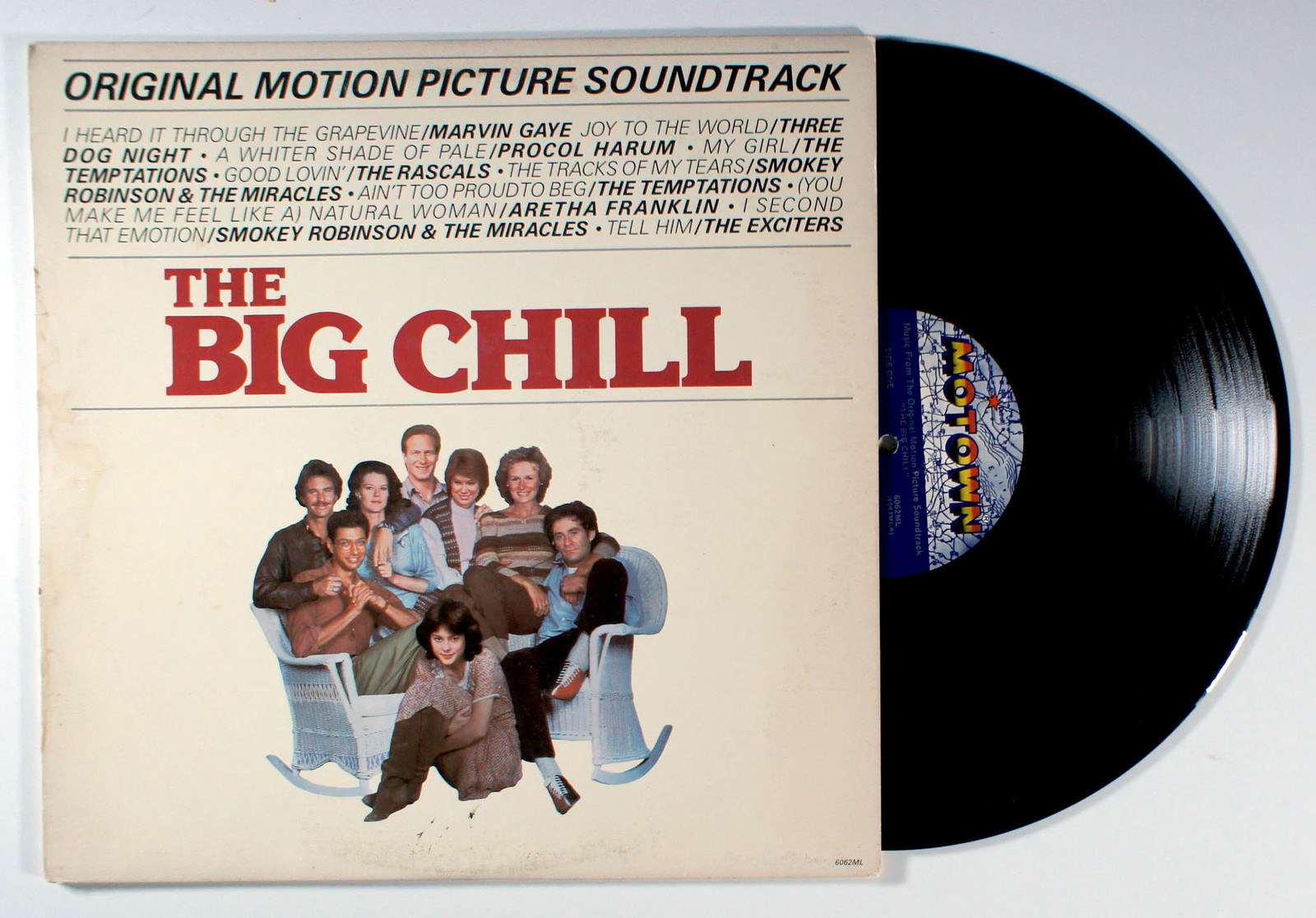 The Big Chill (1983) Vinyl LP • Soundtrack, Motown, Aretha Franklin, Tem... - $17.61