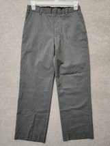 BANANA REPUBLIC Dress Pants Mens 32x32 (32x30) Gray Striped Straight Leg - £15.46 GBP