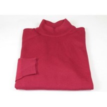 Men PRINCELY Soft Comfort Merinos Wool Sweater Knits Mock 1011-00 Raspberry image 2